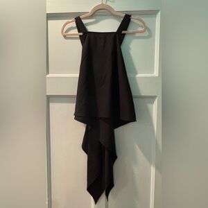 Tobi Black Backless Top